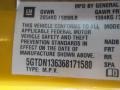 2006 Hummer H3 Standard H3 Model Info Tag