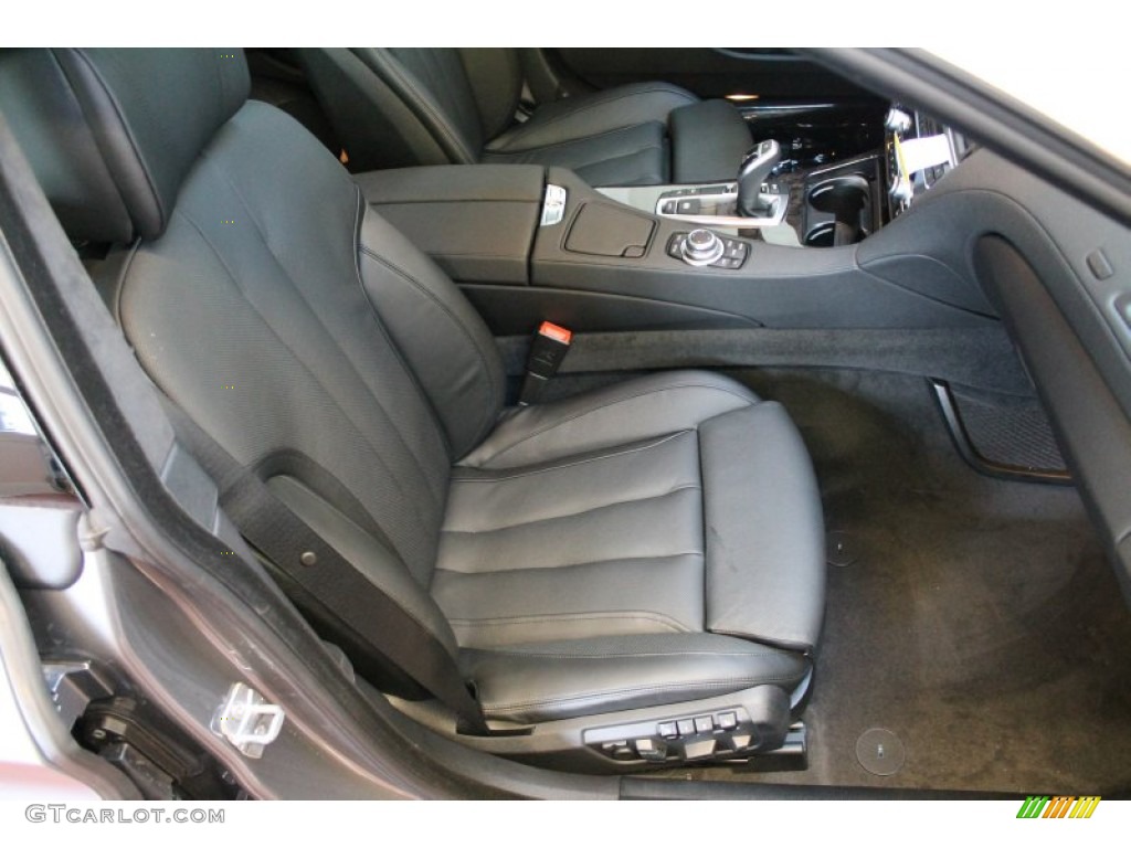 Black Interior 2013 BMW 6 Series 650i xDrive Gran Coupe Photo #76724650