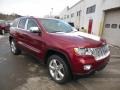 2013 Deep Cherry Red Crystal Pearl Jeep Grand Cherokee Overland Summit 4x4  photo #4