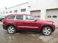 2013 Deep Cherry Red Crystal Pearl Jeep Grand Cherokee Overland Summit 4x4  photo #5