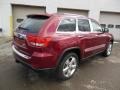 2013 Deep Cherry Red Crystal Pearl Jeep Grand Cherokee Overland Summit 4x4  photo #6