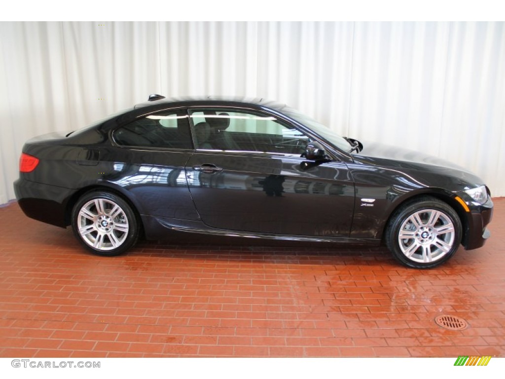 2013 3 Series 335i xDrive Coupe - Jet Black / Black photo #3