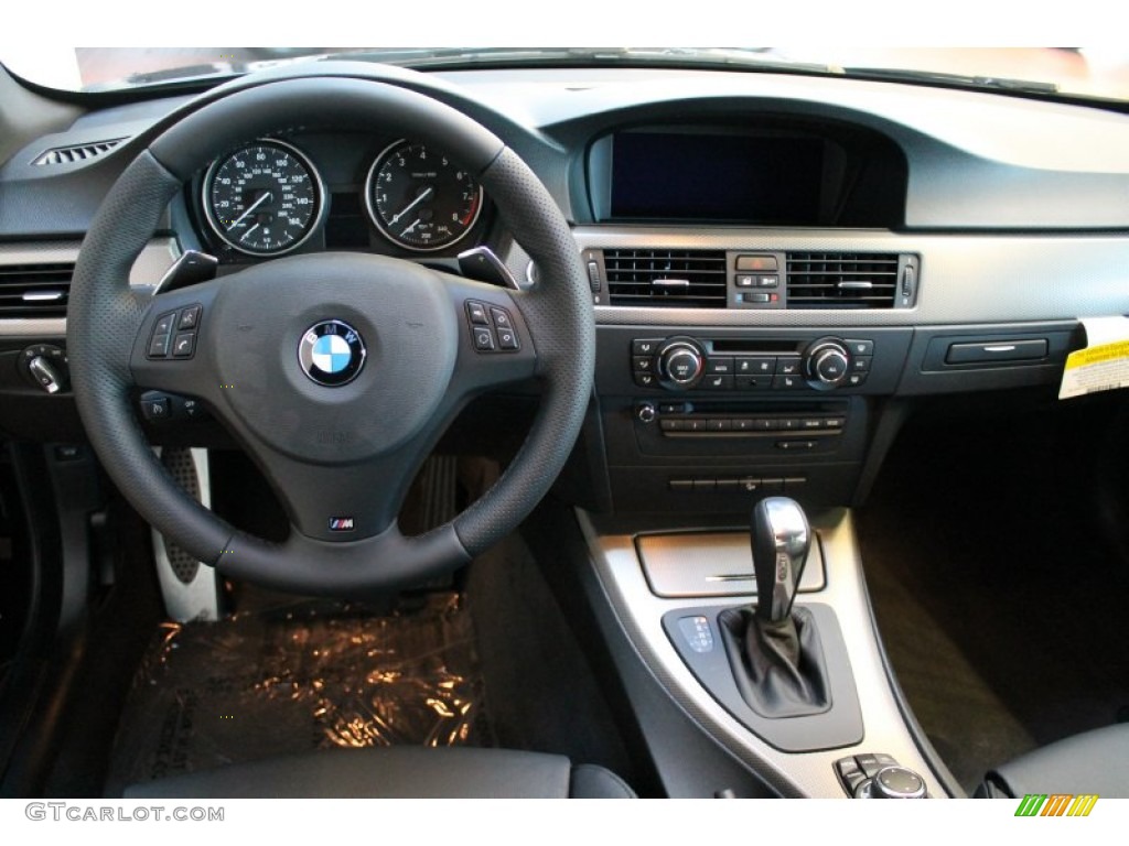 2013 BMW 3 Series 335i xDrive Coupe Black Dashboard Photo #76725493