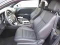 Dark Slate Gray 2013 Dodge Challenger R/T Plus Blacktop Interior Color