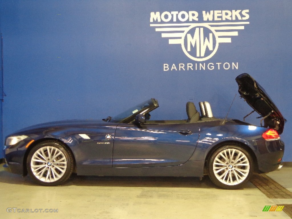 2011 Z4 sDrive35i Roadster - Deep Sea Blue Metallic / Beige photo #7