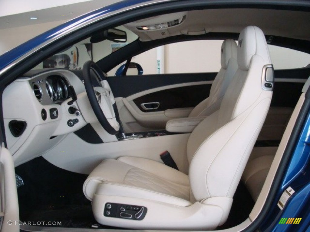 Linen/Imperial Blue Interior 2012 Bentley Continental GT Mulliner Photo #76726256