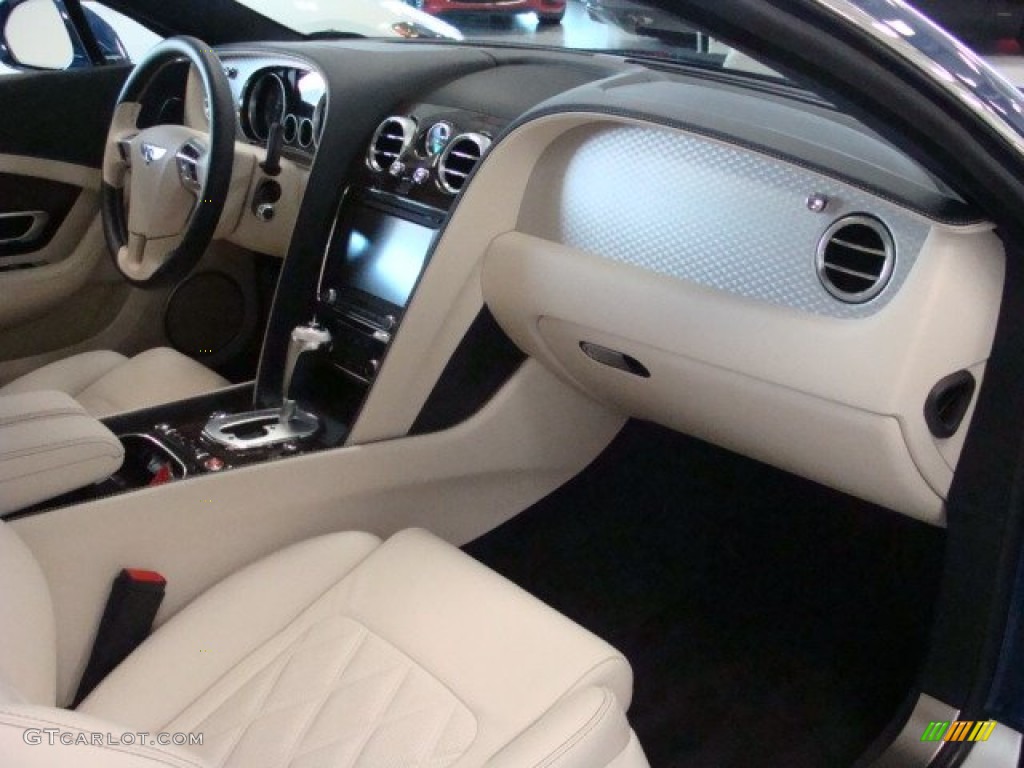 2012 Bentley Continental GT Mulliner Linen/Imperial Blue Dashboard Photo #76726296