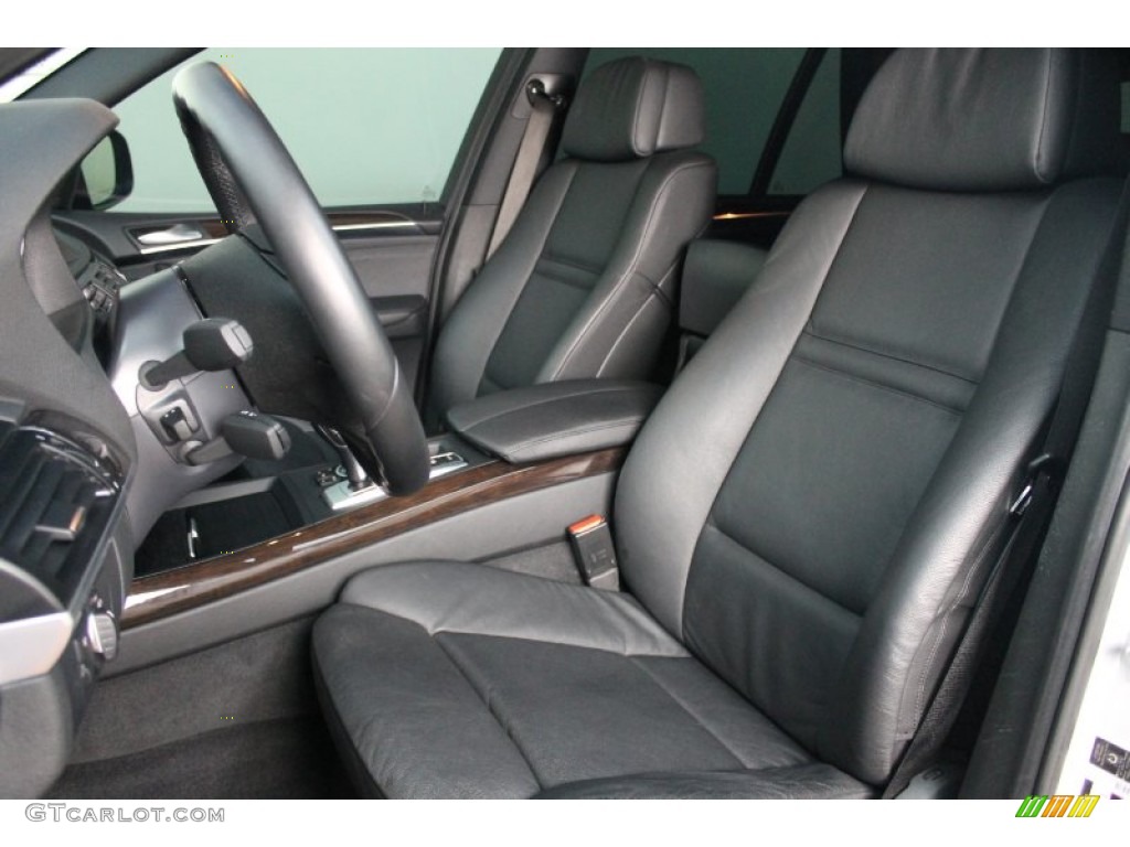 Black Interior 2011 BMW X5 xDrive 35i Photo #76727149