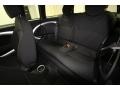 2013 Mini Cooper John Cooper Works Black Checkered Cloth Interior Rear Seat Photo