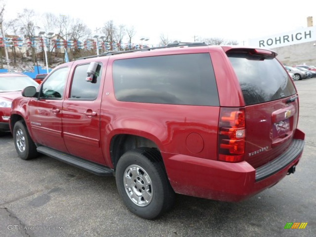 2013 Suburban LT 4x4 - Crystal Red Tintcoat / Ebony photo #10
