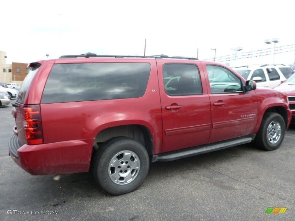 2013 Suburban LT 4x4 - Crystal Red Tintcoat / Ebony photo #12