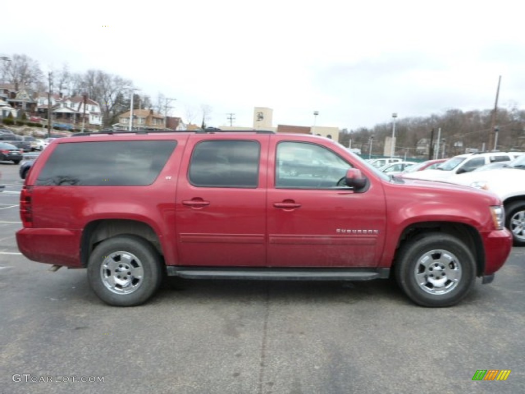 2013 Suburban LT 4x4 - Crystal Red Tintcoat / Ebony photo #13