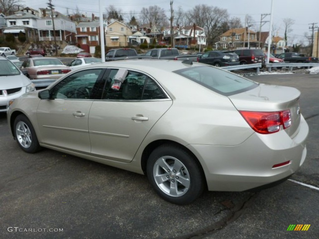 2013 Malibu LS - Champagne Silver Metallic / Jet Black/Titanium photo #2
