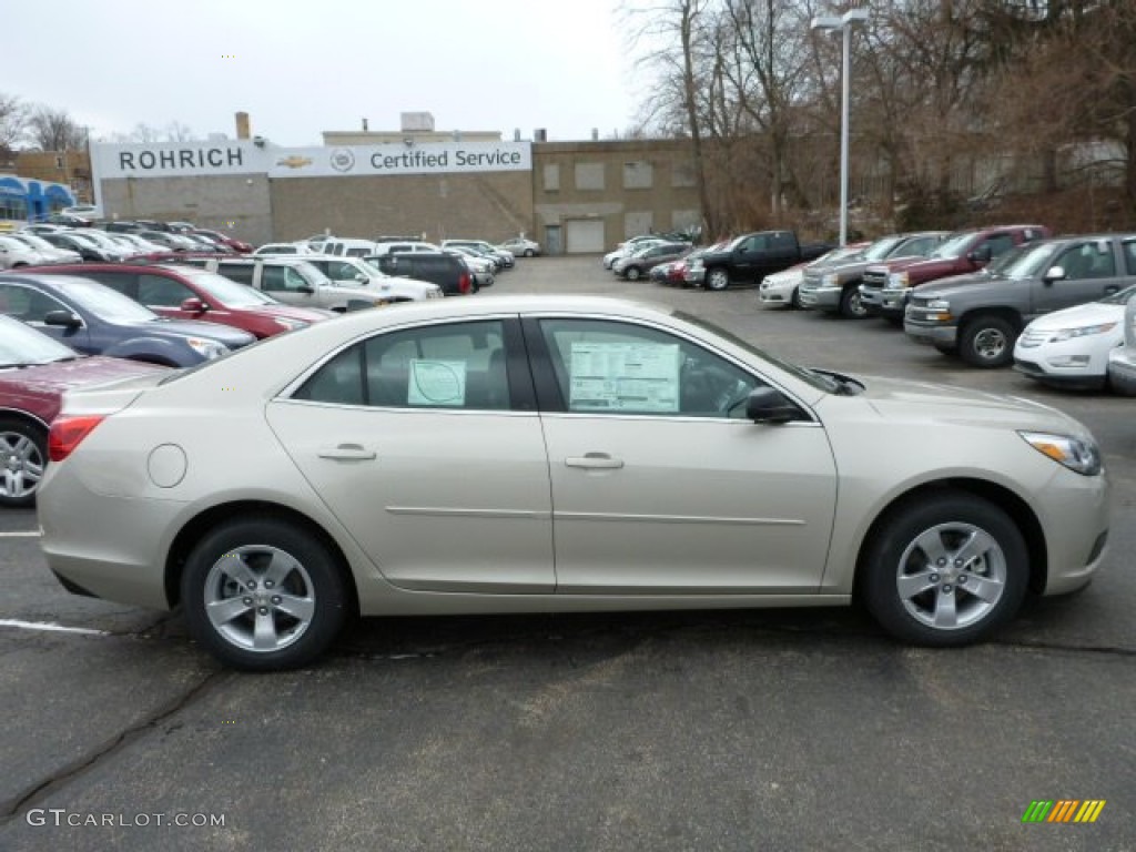 2013 Malibu LS - Champagne Silver Metallic / Jet Black/Titanium photo #5