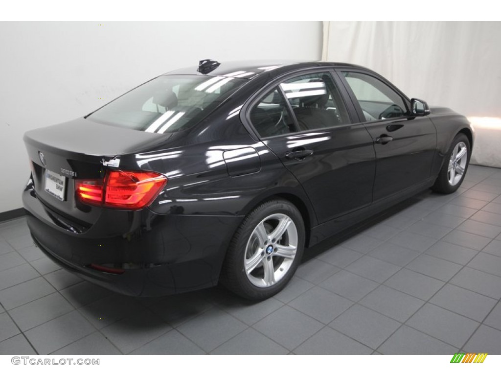 2013 3 Series 328i Sedan - Black Sapphire Metallic / Black photo #9