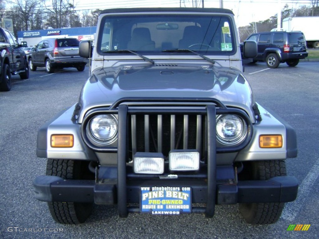 2004 Wrangler X 4x4 - Light Khaki Metallic / Dark Slate Gray photo #2