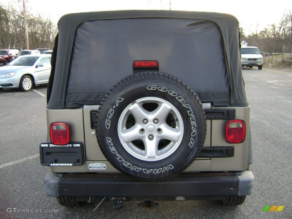 2004 Wrangler X 4x4 - Light Khaki Metallic / Dark Slate Gray photo #5