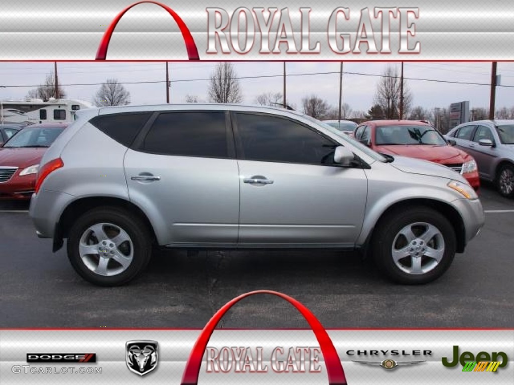 2005 Murano SL AWD - Sheer Silver Metallic / Charcoal photo #1