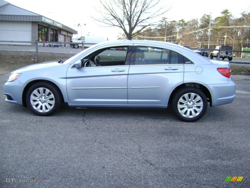 Crystal Blue Pearl Coat 2012 Chrysler 200 LX Sedan Exterior Photo #76732257