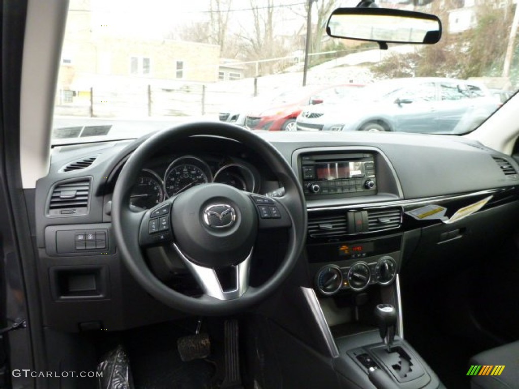 2014 Mazda CX-5 Sport AWD Black Dashboard Photo #76733369