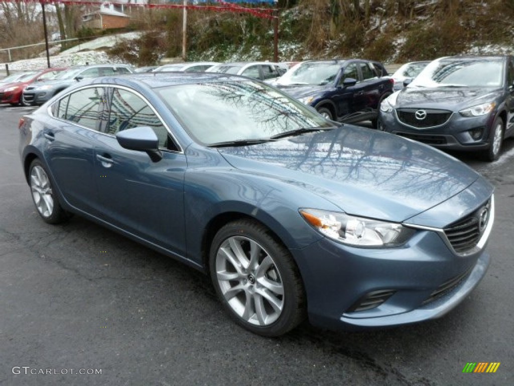 2014 MAZDA6 Touring - Blue Reflex Mica / Black photo #7