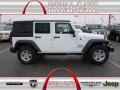 2012 Bright White Jeep Wrangler Unlimited Sport S 4x4  photo #1