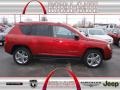 2011 Deep Cherry Red Crystal Pearl Jeep Compass Limited 70th Anniversary 4x4  photo #1