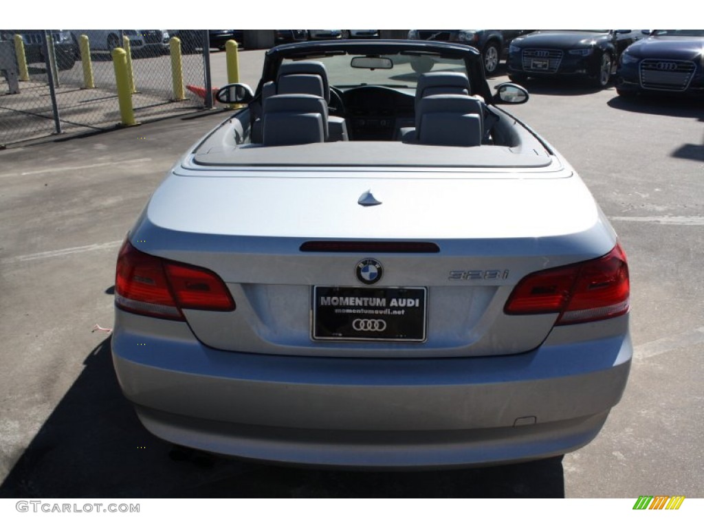 2009 3 Series 328i Convertible - Titanium Silver Metallic / Grey photo #7