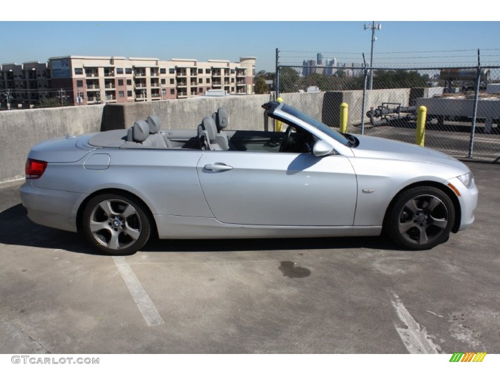 2009 3 Series 328i Convertible - Titanium Silver Metallic / Grey photo #9