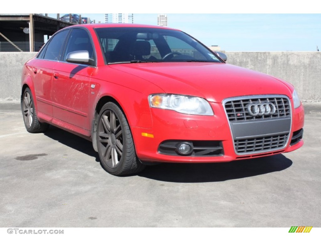 Brilliant Black 2008 Audi S4 4.2 quattro Sedan Exterior Photo #76735385