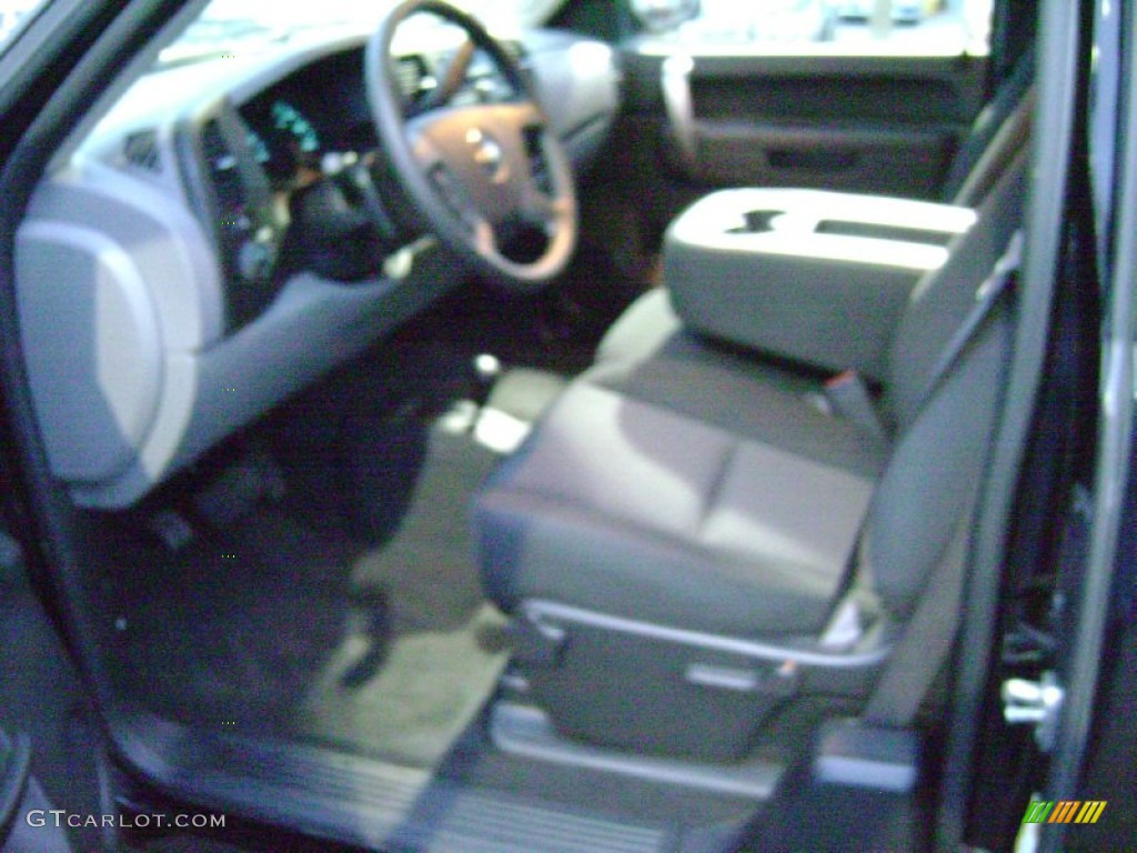 2012 Silverado 1500 LS Extended Cab 4x4 - Black / Dark Titanium photo #9