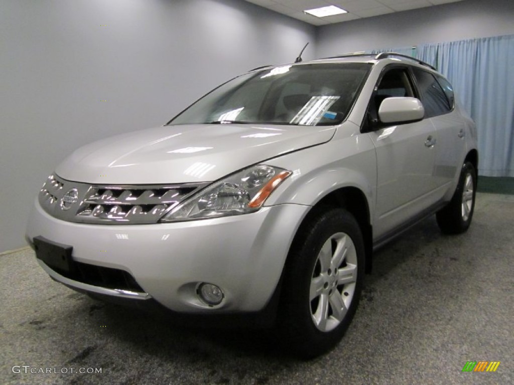 2007 Murano S AWD - Brilliant Silver Metallic / Charcoal photo #3