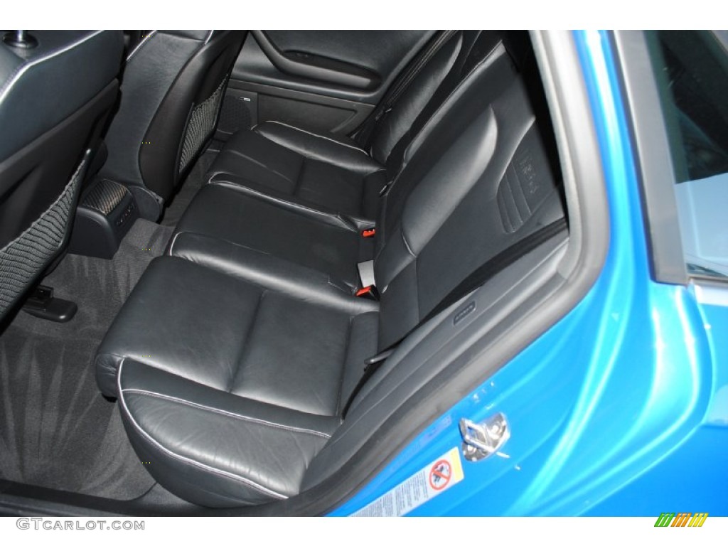 Black Interior 2007 Audi RS4 4.2 quattro Sedan Photo #76736194