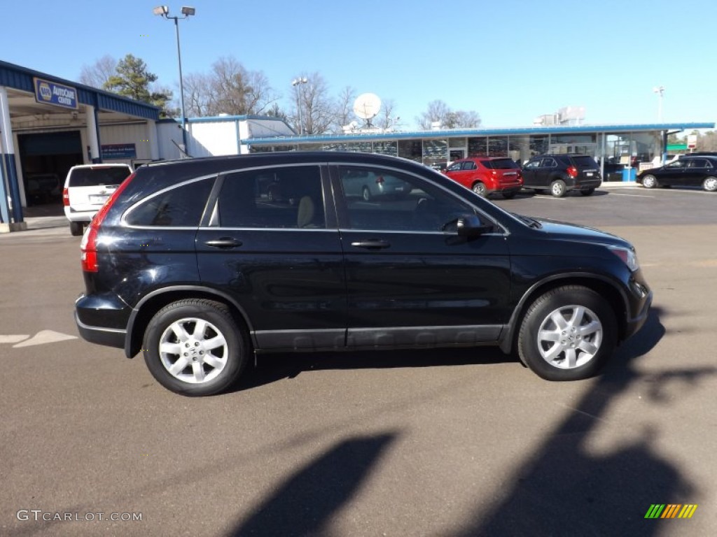 2008 CR-V EX - Nighthawk Black Pearl / Ivory photo #5