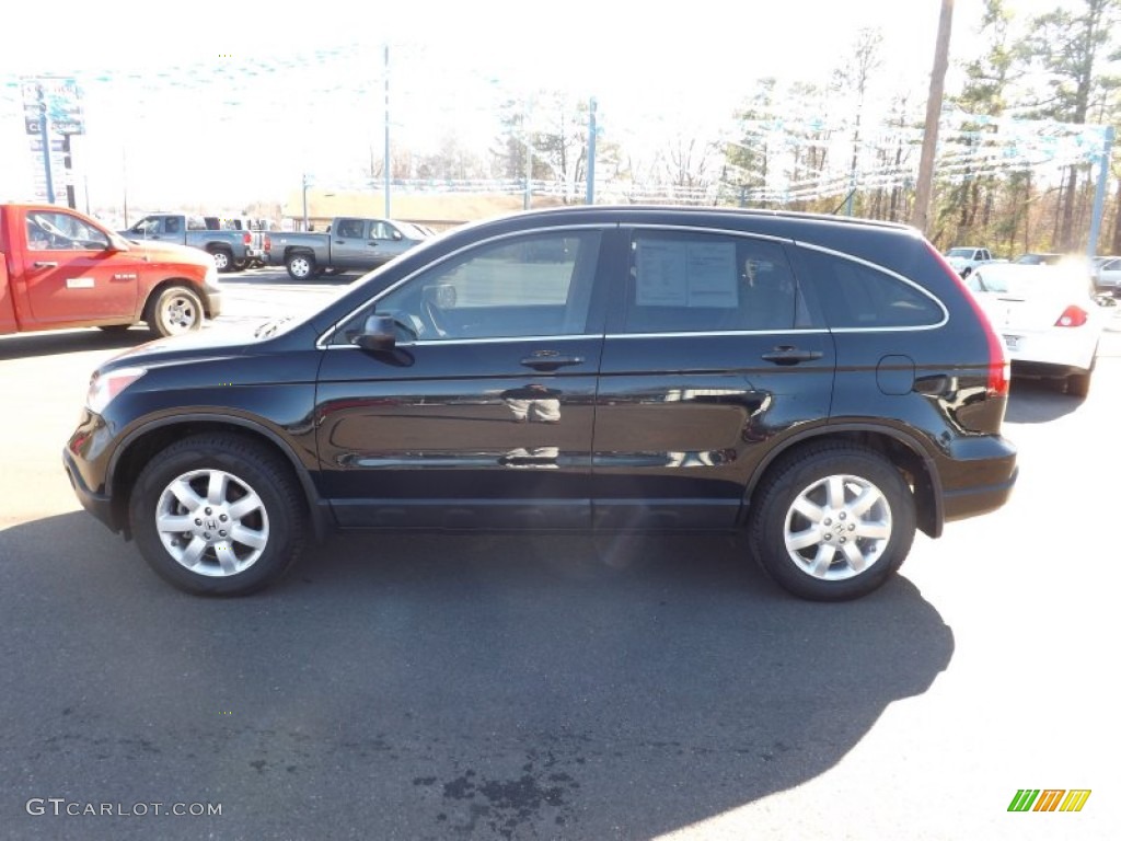 2008 CR-V EX - Nighthawk Black Pearl / Ivory photo #6