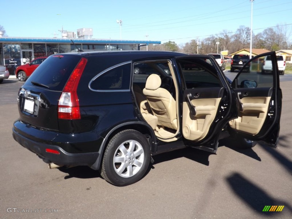 2008 CR-V EX - Nighthawk Black Pearl / Ivory photo #10
