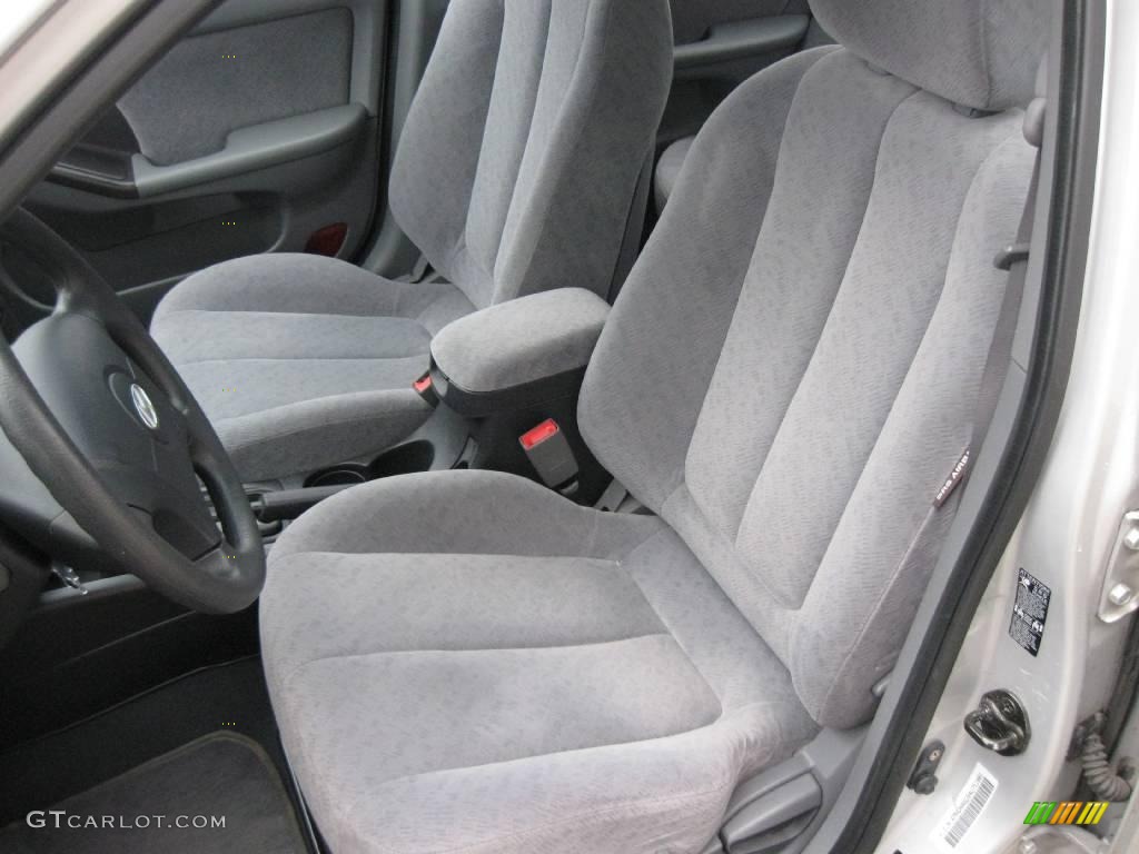 2004 Elantra GLS Sedan - Sterling Silver / Gray photo #5