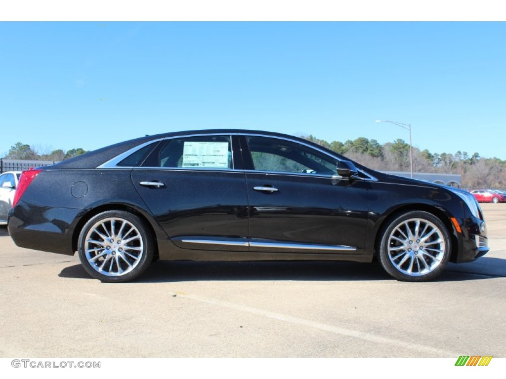 Black Diamond Tricoat 2013 Cadillac XTS Platinum FWD Exterior Photo #76737649