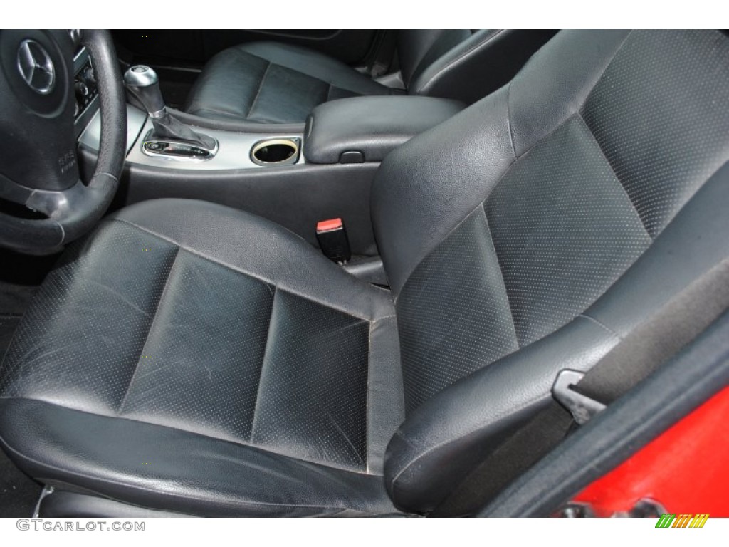 Black Interior 2005 Mercedes-Benz C 230 Kompressor Sedan Photo #76737956