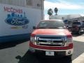 2013 Race Red Ford F150 XLT SuperCrew  photo #1