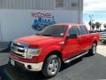 2013 Race Red Ford F150 XLT SuperCrew  photo #2