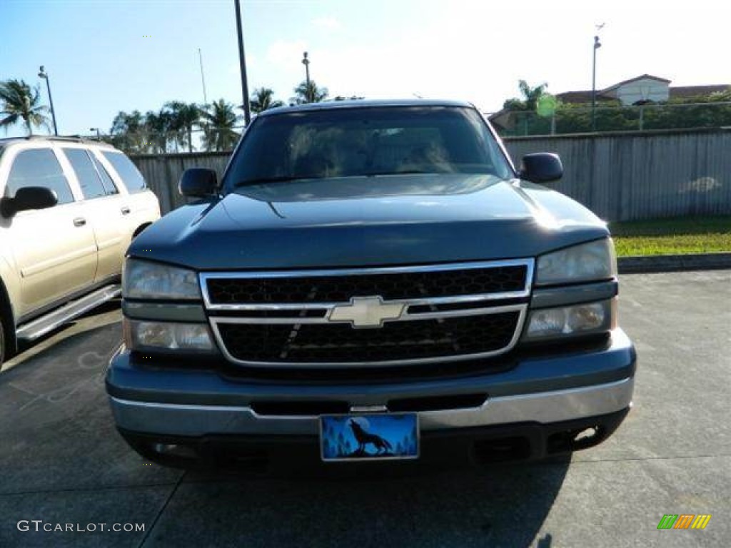 2006 Silverado 1500 LS Extended Cab - Blue Granite Metallic / Dark Charcoal photo #1