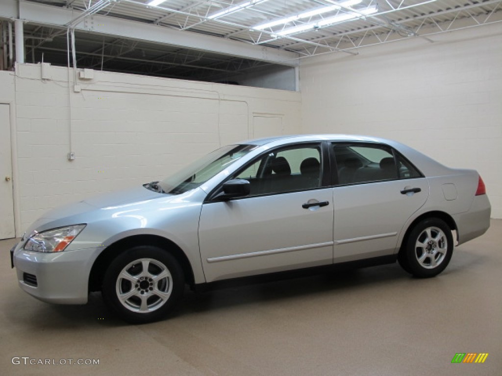 2006 Accord Value Package Sedan - Alabaster Silver Metallic / Gray photo #4