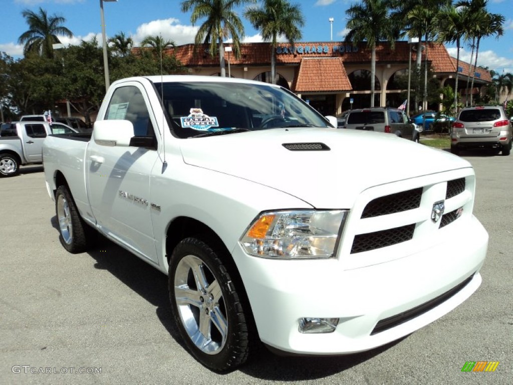 2011 Ram 1500 Sport R/T Regular Cab - Bright White / Dark Slate Gray photo #1