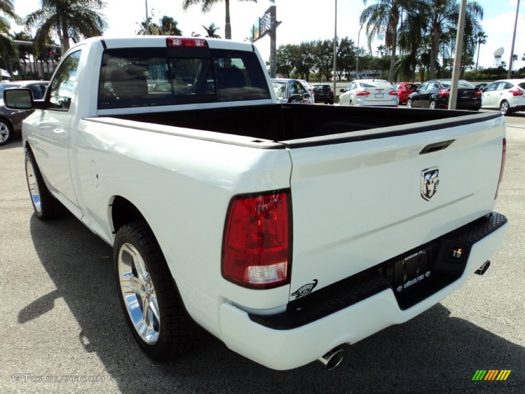 2011 Ram 1500 Sport R/T Regular Cab - Bright White / Dark Slate Gray photo #9