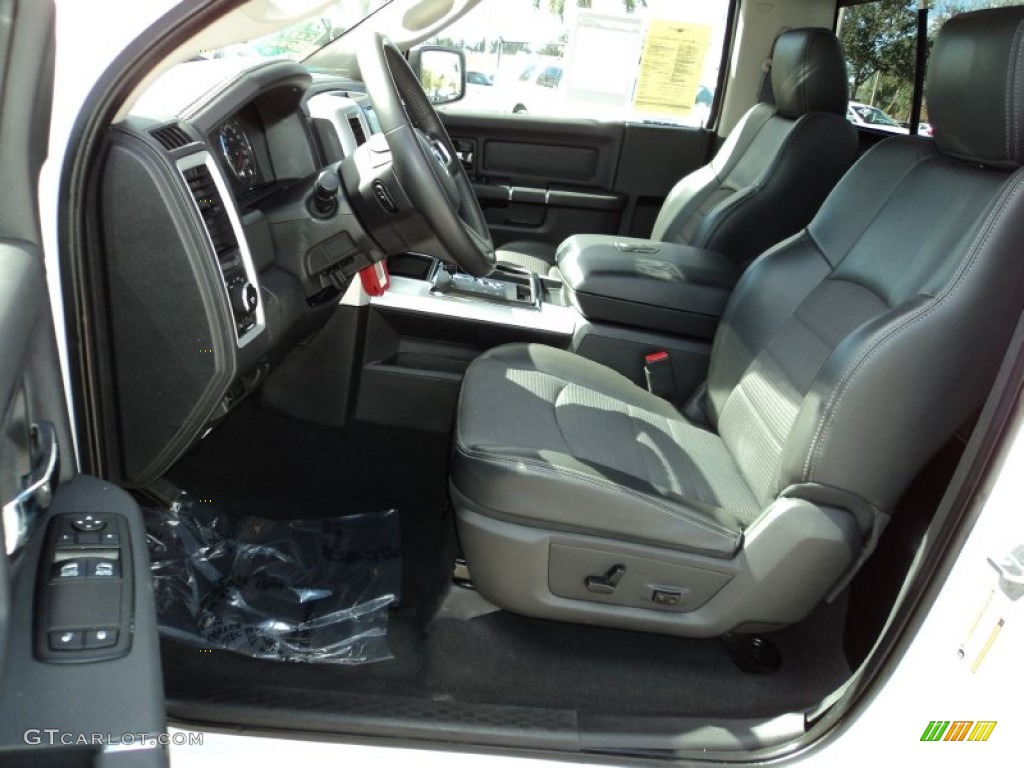 Dark Slate Gray Interior 2011 Dodge Ram 1500 Sport R/T Regular Cab Photo #76743665