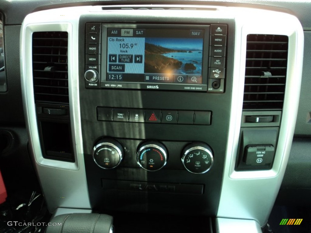 2011 Dodge Ram 1500 Sport R/T Regular Cab Controls Photo #76743758
