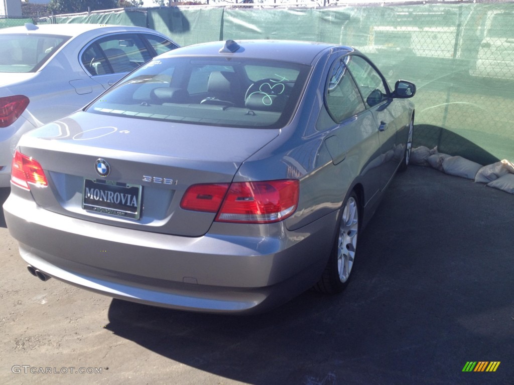 2010 3 Series 328i Coupe - Space Gray Metallic / Black photo #5
