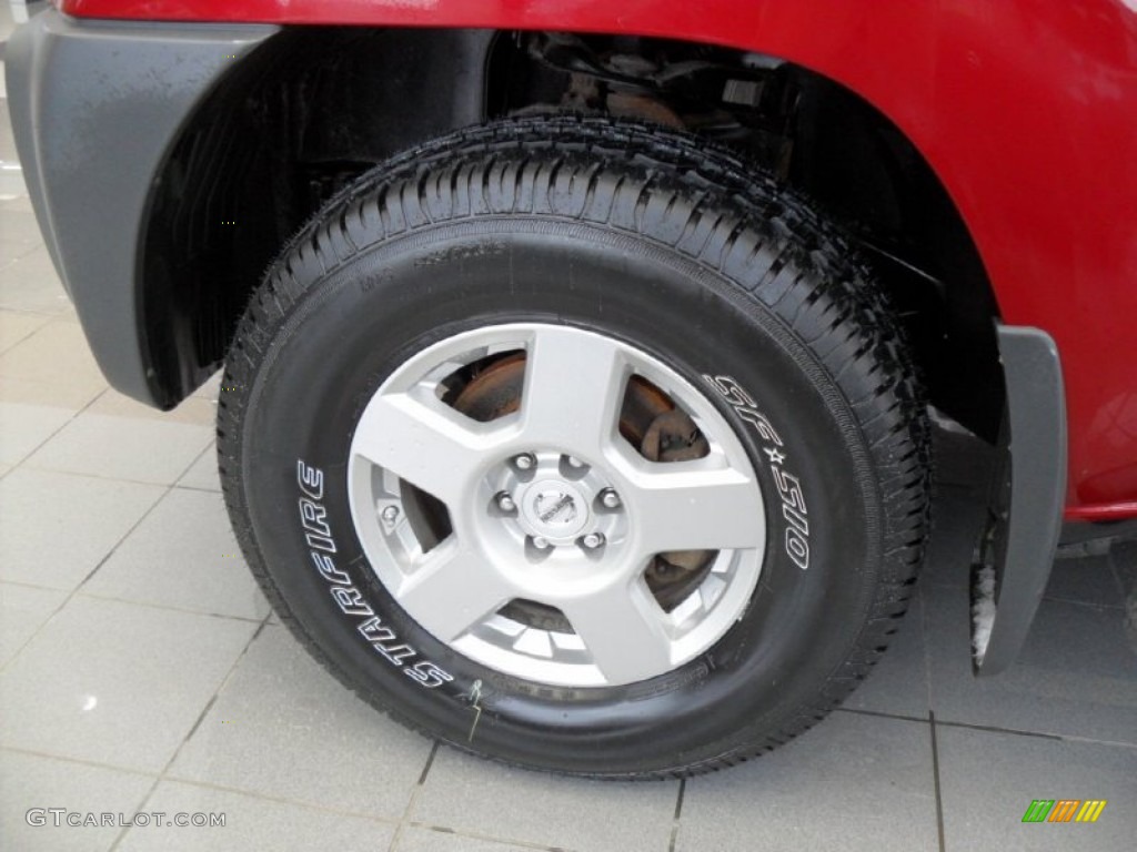 2008 Xterra S 4x4 - Red Alert / Charcoal photo #17