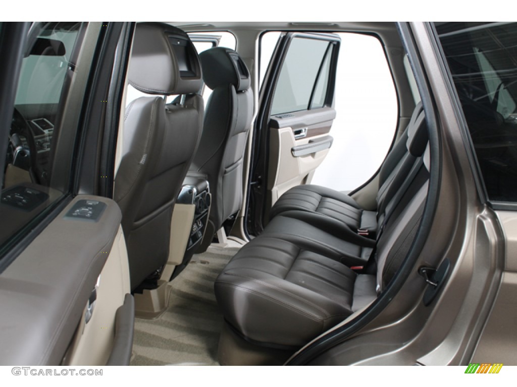 2010 Land Rover Range Rover Sport Supercharged Rear Seat Photo #76743941